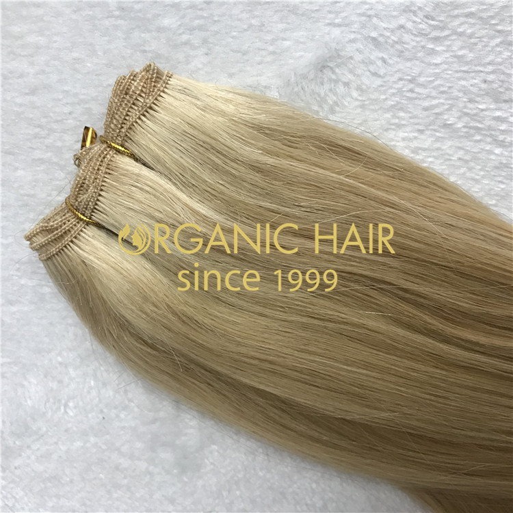 Customized hand tied hair extensions H115